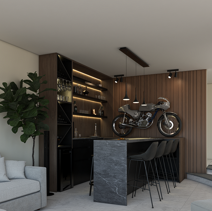 Cocina con isla a medida