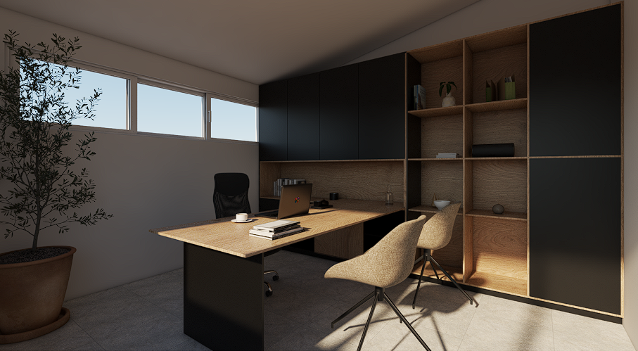 Oficina corporativa a medida
