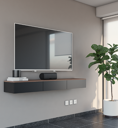 Mueble bajo para TV a medida