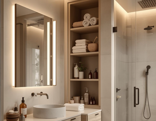 Alacena de baño a medida